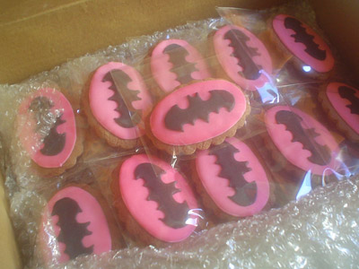 Biscoitos Decorados de Batgirl