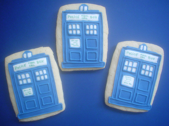 Biscoitos Decorados de Doctor Who