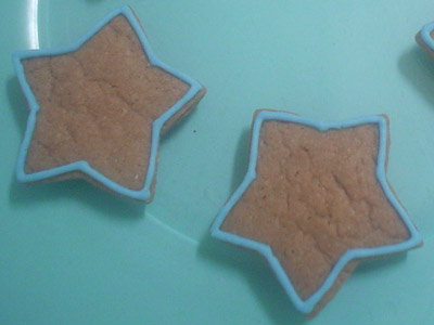 Biscoitos Decorados de Estrelinhas