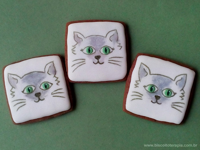 Biscoitos Decorados Gato Stewie