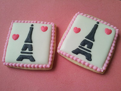 Biscoitos Decorados de Minnie em Paris