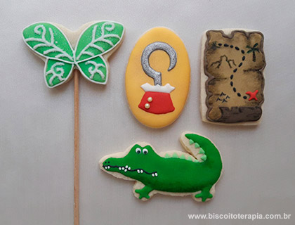 Biscoitos Decorados de Peter Pan