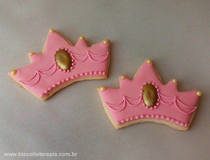 Biscoitos Decorados de Princesa Bailarina
