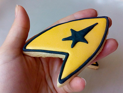 Biscoitos Decorados de Star Trek