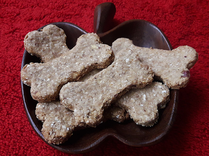 Biscoitos Caninos de Ma e Mel