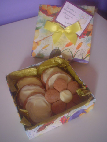 Biscoitos de Chocolate com cobertura de Galak