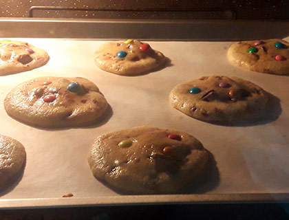 Cookies de M&Ms