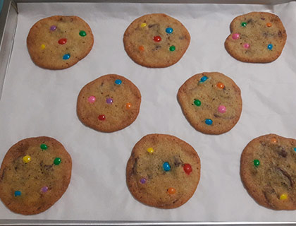 Cookies de M&Ms